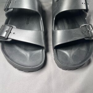 Birkenstock Men's Black Slide Sandals